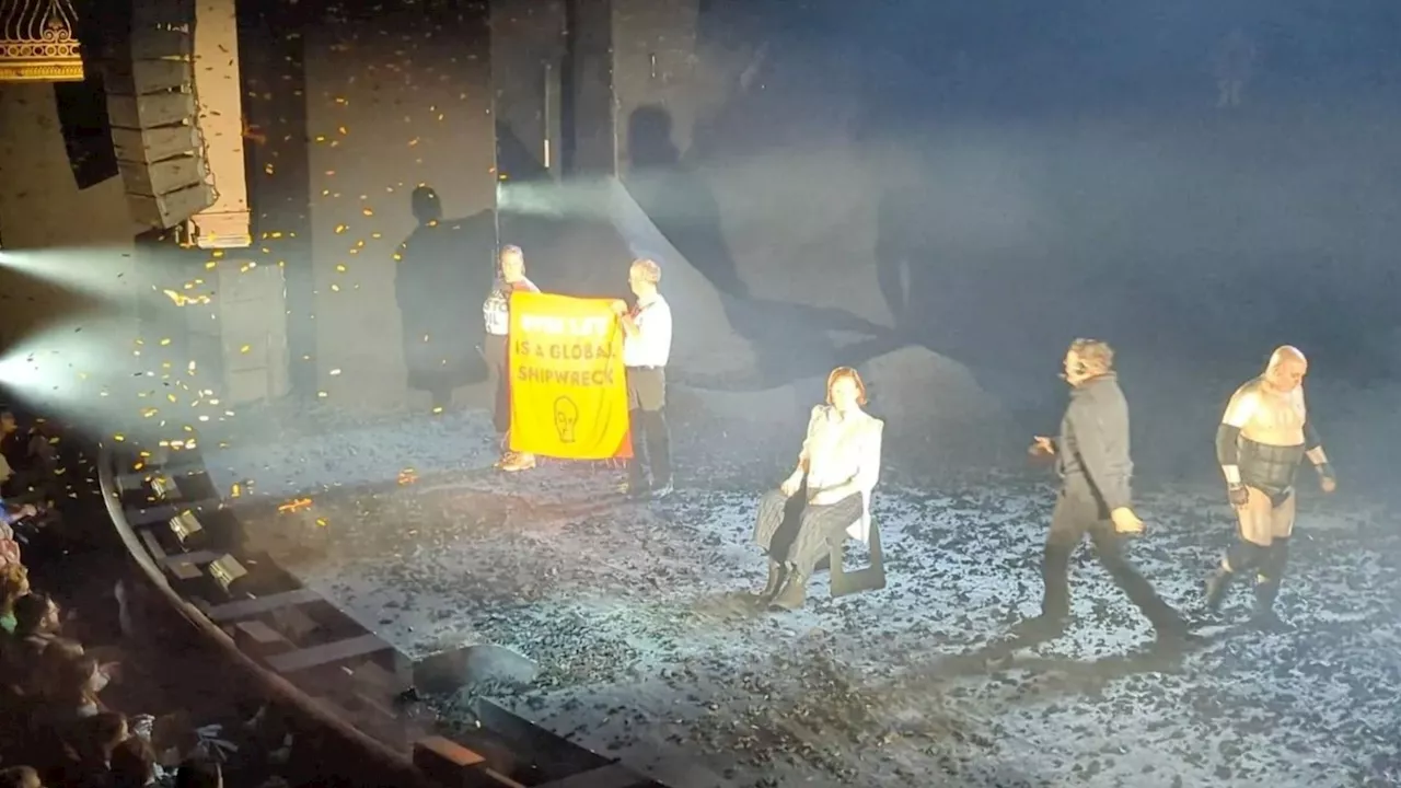 JUST Stop Oil Protesters Disrupt West End Performance of 'The Tempest'