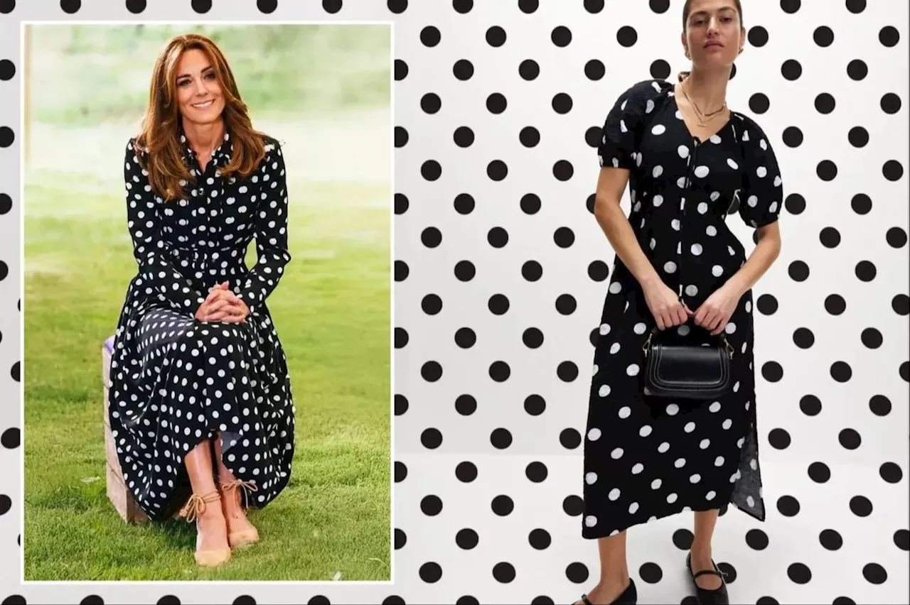 M&S Drops Kate Middleton-Inspired Polka Dot Dress for £45