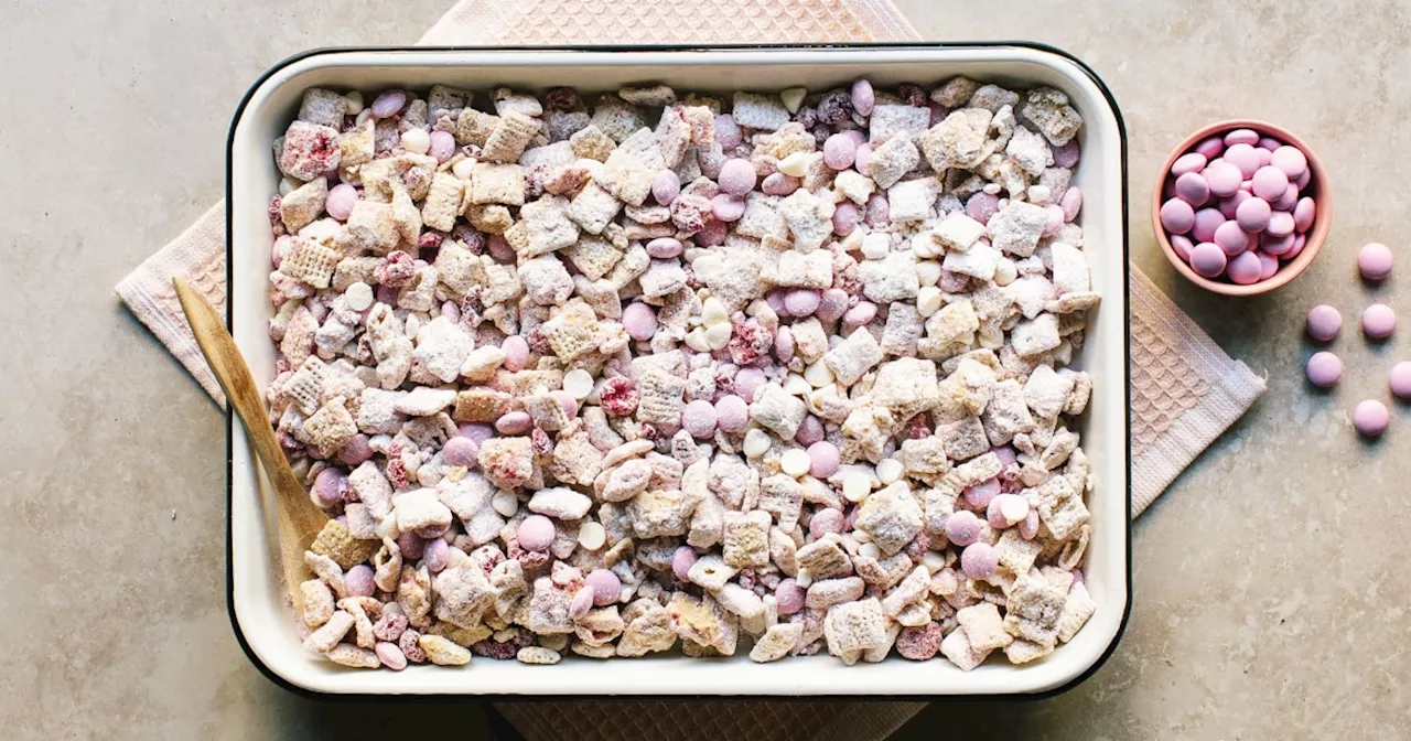 A Valentine's Day Twist on the Classic Puppy Chow