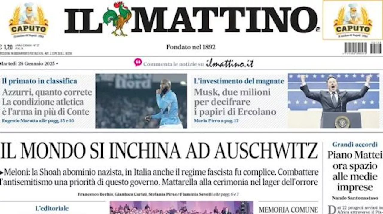 Il Napoli capolista: condizione atletica e le strategie di Conte