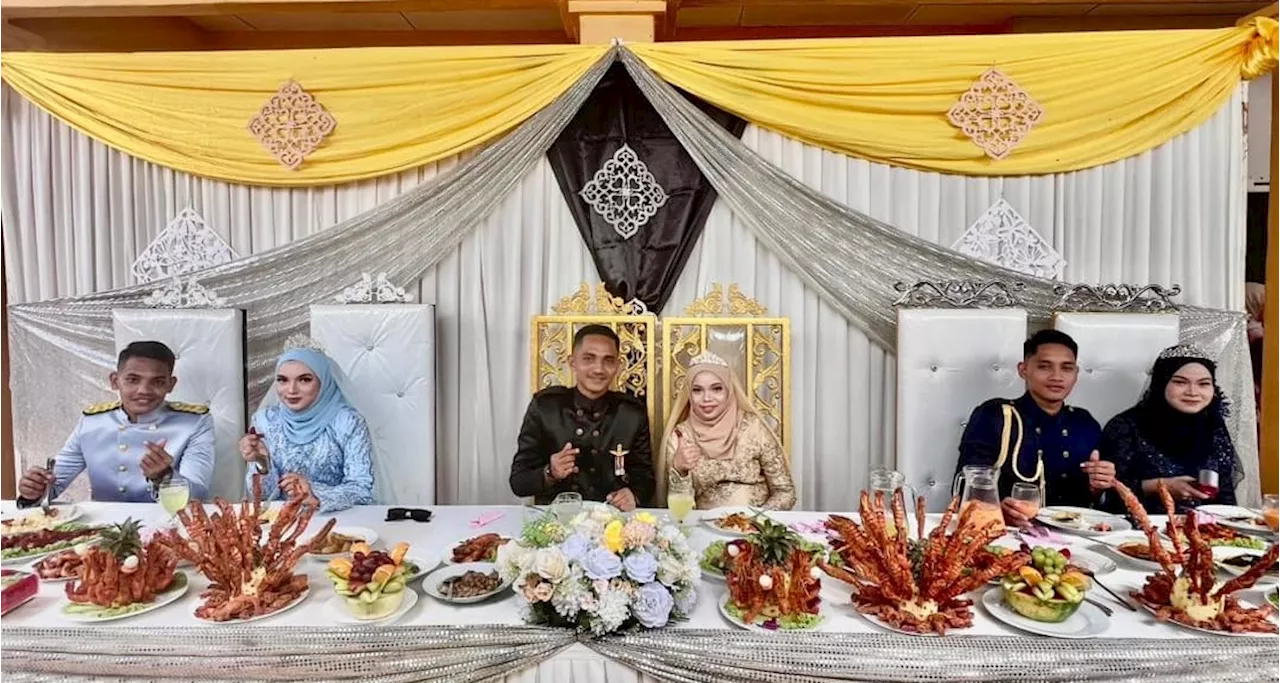 Three Brothers Tie the Knot in a Grand, Economical Ceremony