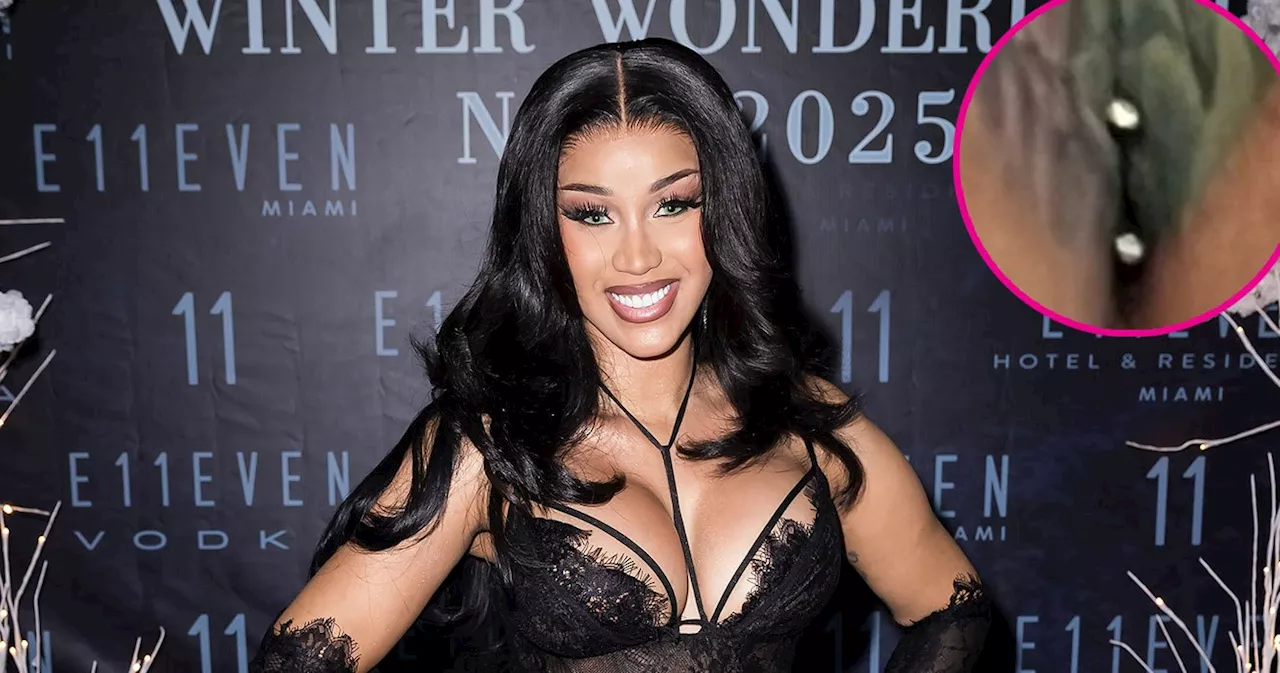 Cardi B Unveils Diamond-Studded Butt Crack Piercing