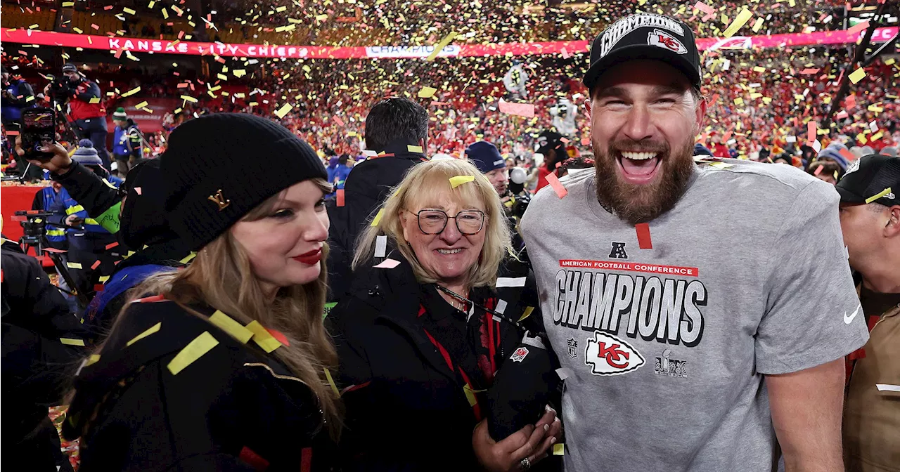 Taylor Swift and Donna Kelce Warn Travis Kelce to Stay Off Bourbon Street Ahead of Super Bowl LIX