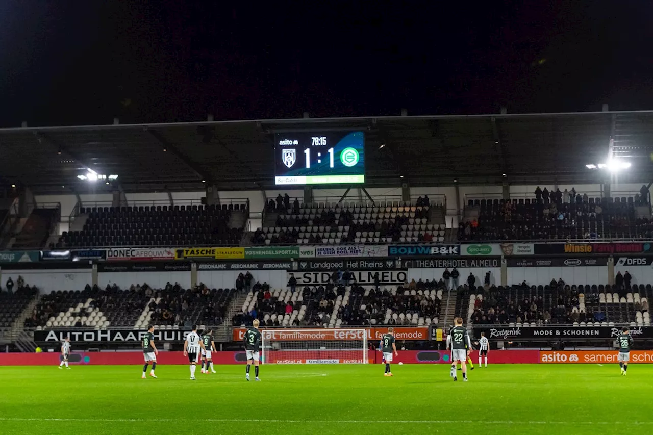 Heracles Almelo en FC Groningen spelen restant uit met 1-1 gelijkspel