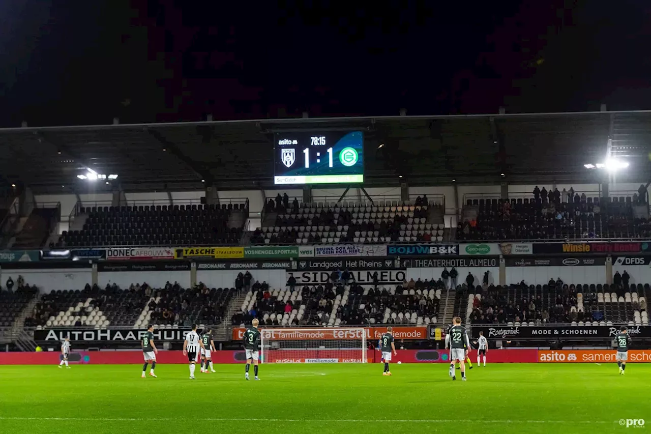 Heracles-Groningen duel gestaakt door ongeregeldheden