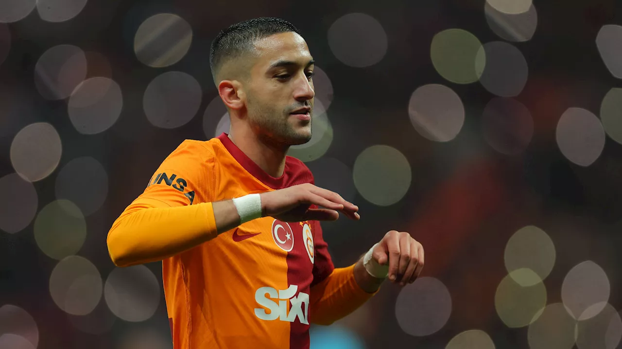 Hakim Ziyech laat zijn contract bij Galatasaray ontbinden voor vertrek uit Europa