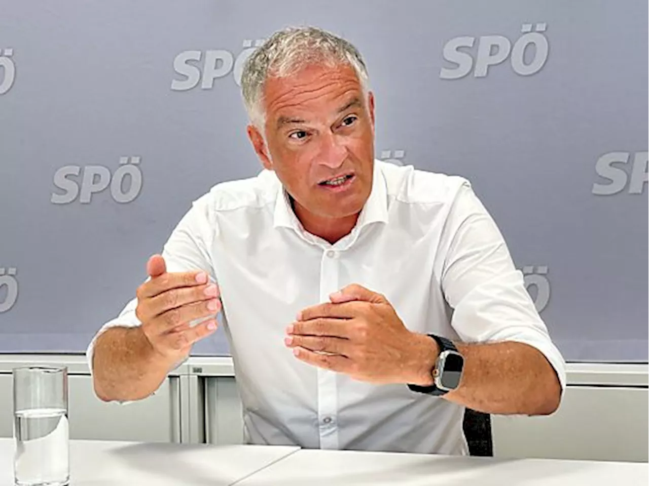 Vorarlberg-Wahlen: SPÖ-Chef Mario Leiter tritt in Bludenz an