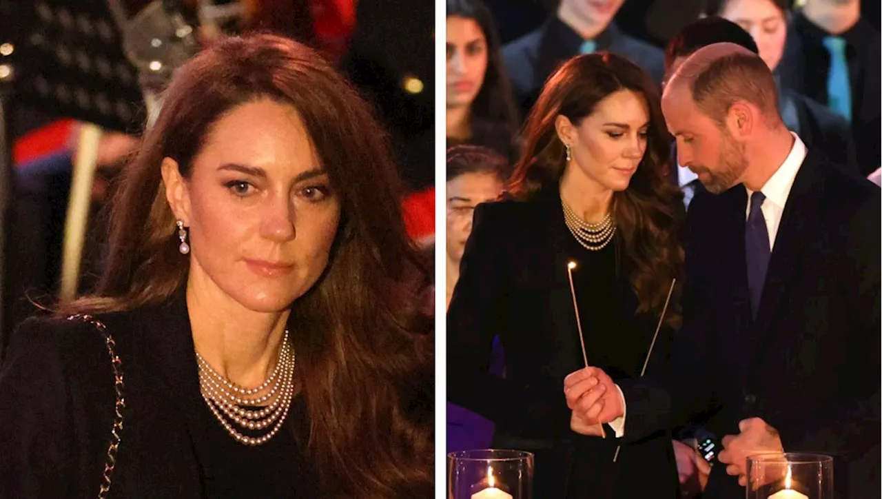 Kate Middleton Wears Pearl Earrings With Sobering History for Holocaust Remembrance Day Service With Prince William