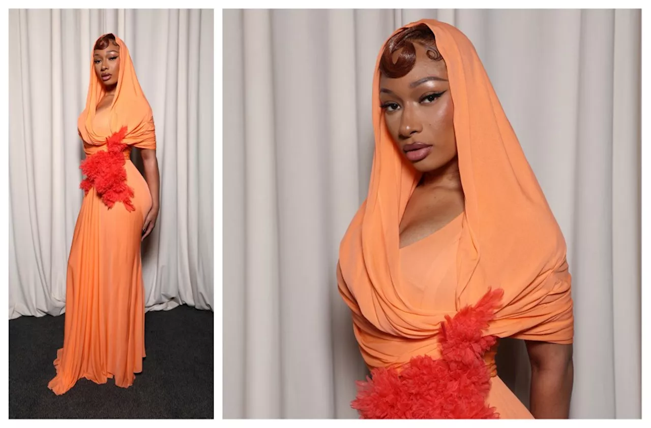 Megan Thee Stallion’s Tangerine Dream at Giambattista Valli