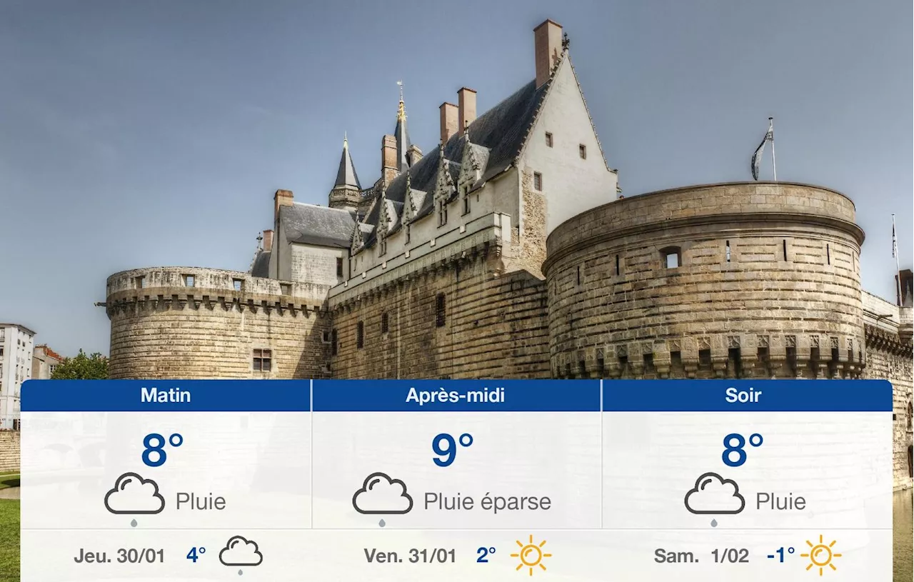 Météo Nantes: prévisions du mercredi 29 janvier 2025