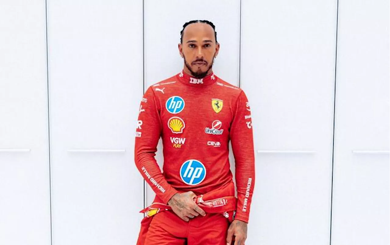 Incidente per Hamilton ai test della Ferrari a Barcellona