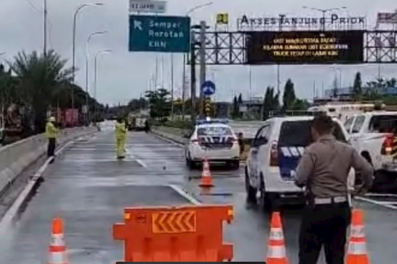 Banjir Rendam Jalan di Jakarta Utara, Polisi Lakukan Rekayasa Lalu Lintas