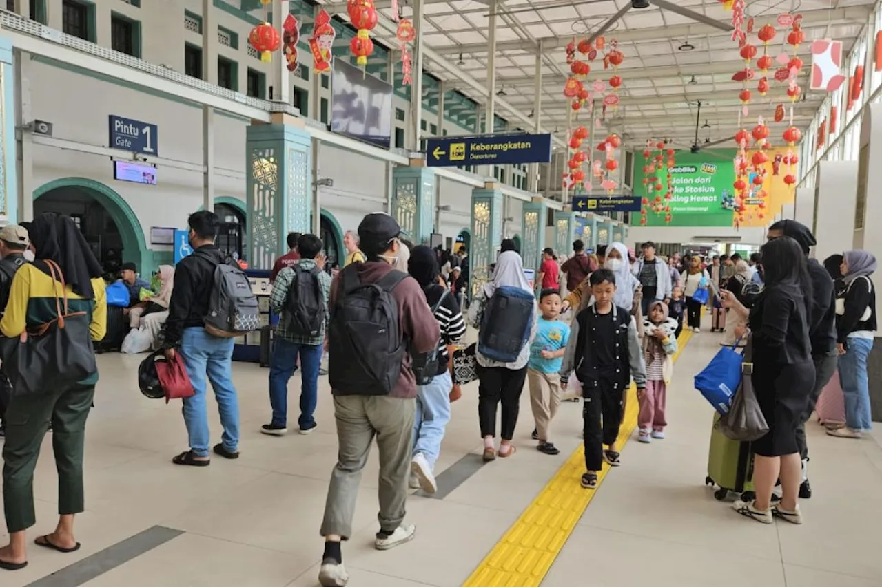 KAI Daop 1 Jakarta: 37 ribu penumpang tiba di Jakarta di hari Imlek