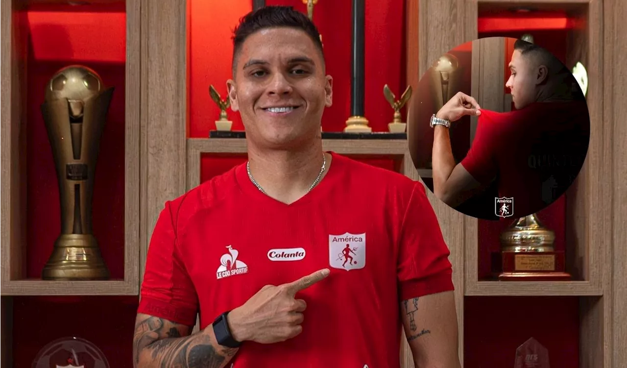 Quintero rompe récord en América de Cali con venta de camisetas