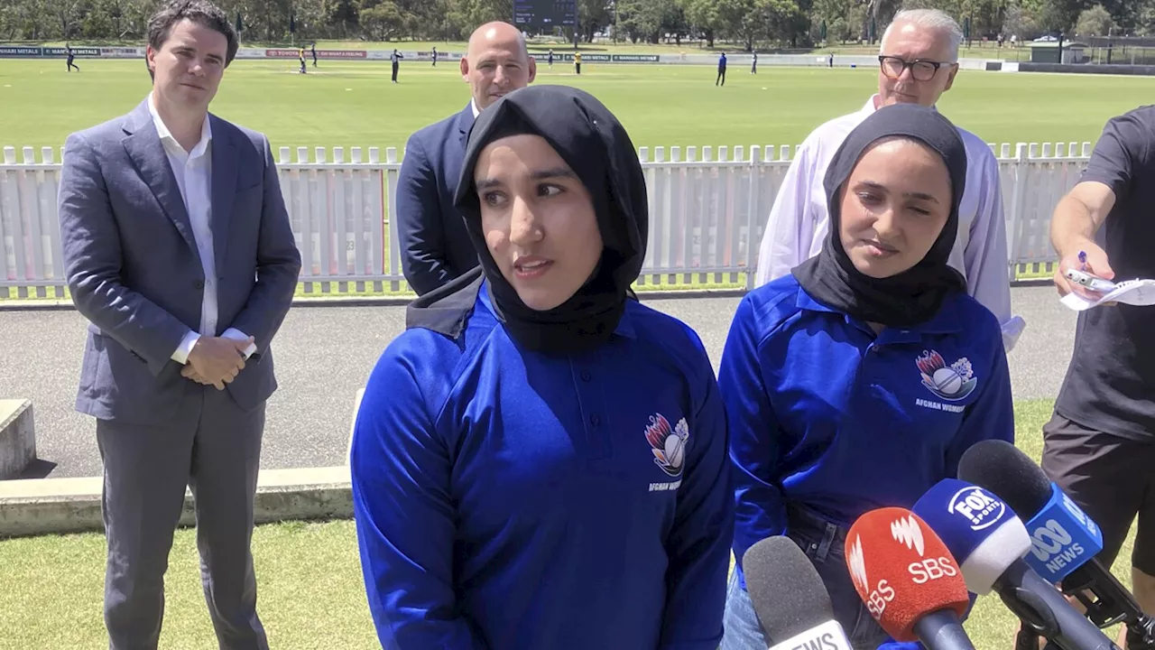 Afghan Women Cricketers Reunite in Historic Exhibition Match