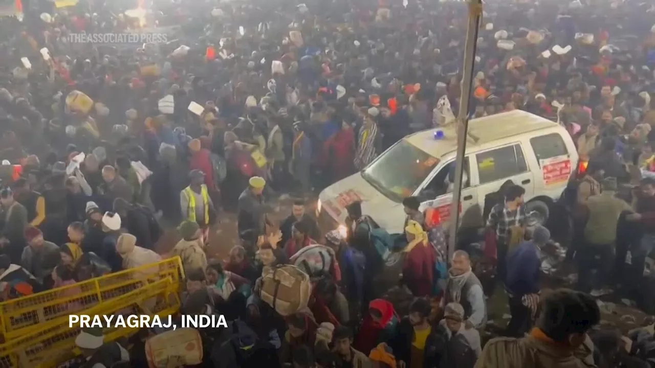 Eyewitness describes stampede at Kumbh festival in India