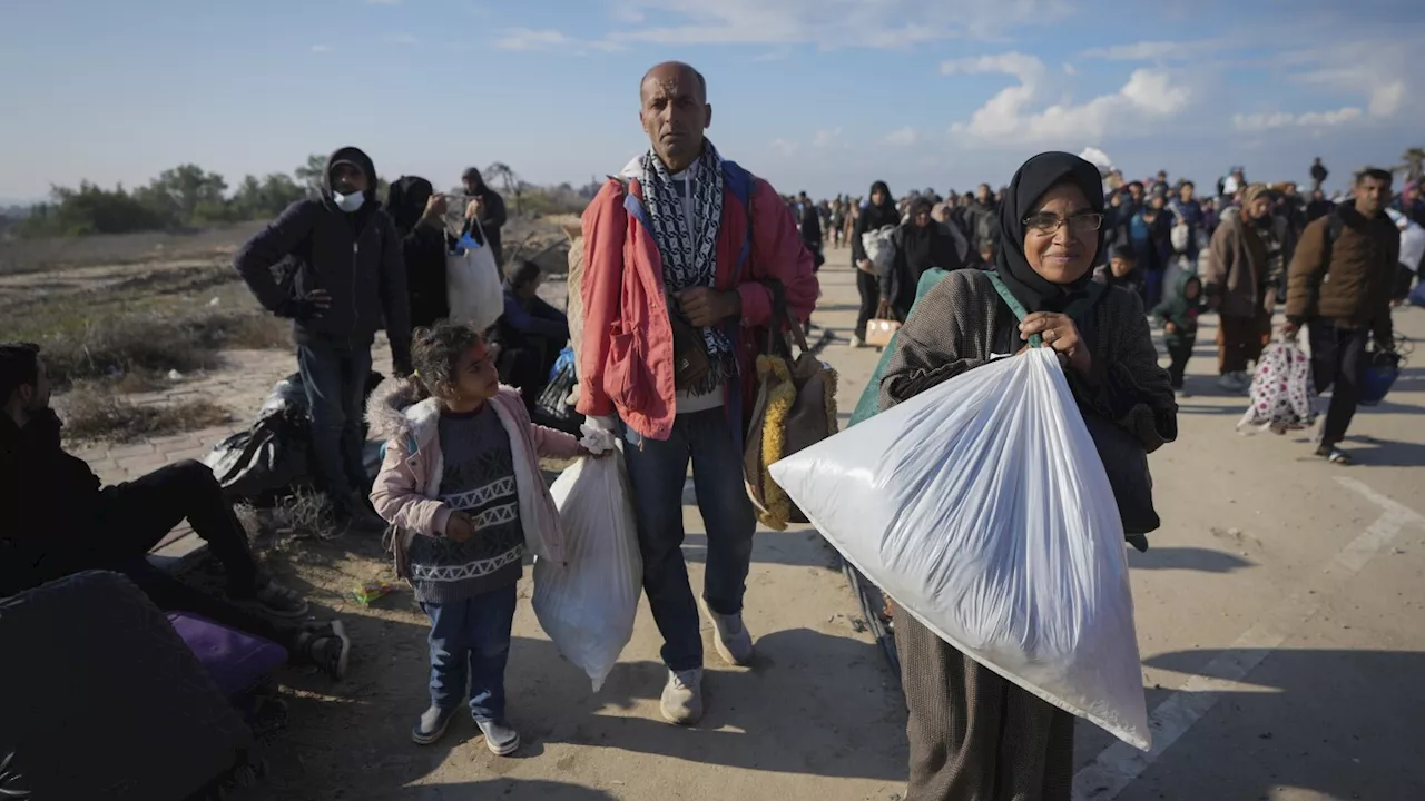 Thousands of Displaced Palestinians Return to Gaza Homes After 15-Month War