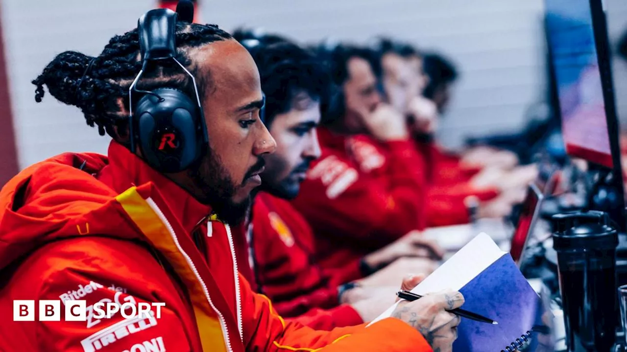 Hamilton Begins Ferrari Testing at Barcelona