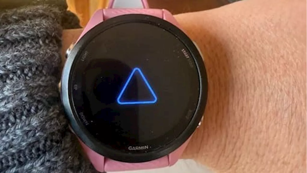 Garmin: Software-Bug! Fitnessuhren zeigen „blaues Dreieck des Todes“