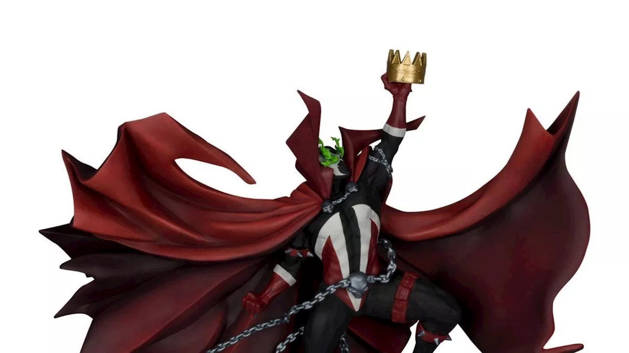 McFarlane Reveals Spawn #301 Black, White & Red All Over Statue