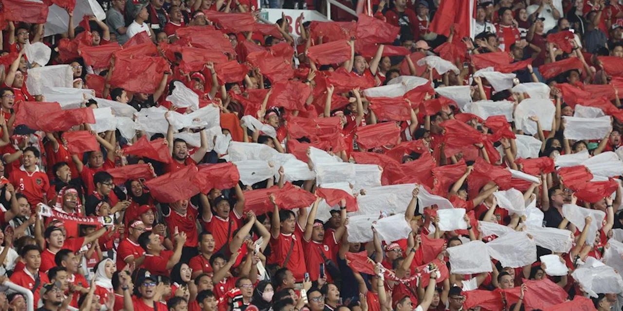 4.000 Suporter Indonesia Ramai-ramai Dukung Timnas Indonesia di Sydney