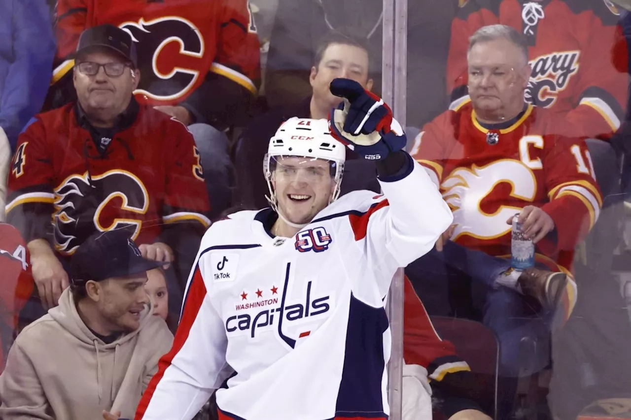 Flames Fall to Capitals Despite Strong Effort