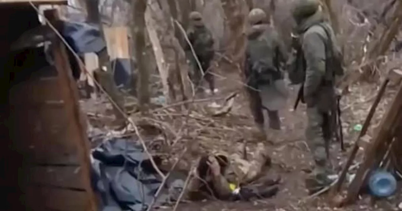 Video Appears to Show Russian Soldiers Executing Ukrainian POWs