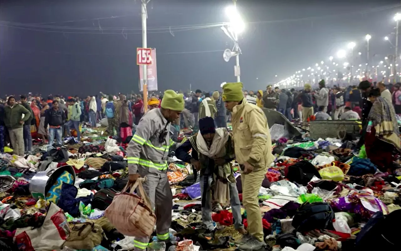 Rompimento de barreira em festival religioso hindu deixa várias vítimas na Índia