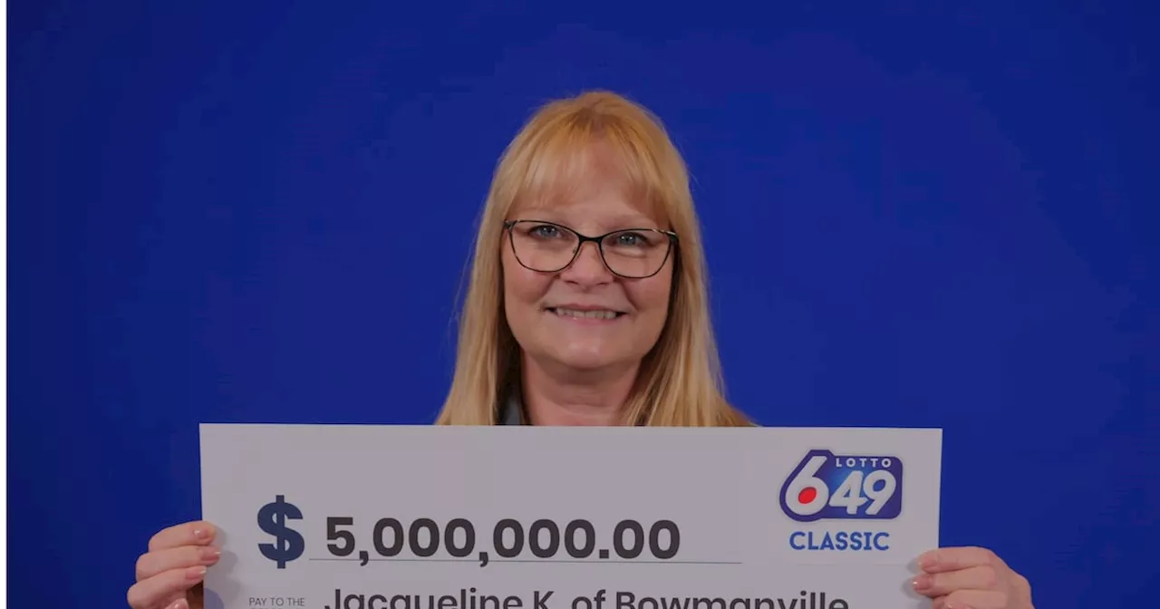 Ontario Woman Wins $5 Million Lotto 6/49 Jackpot, Mistaking It for $5,000