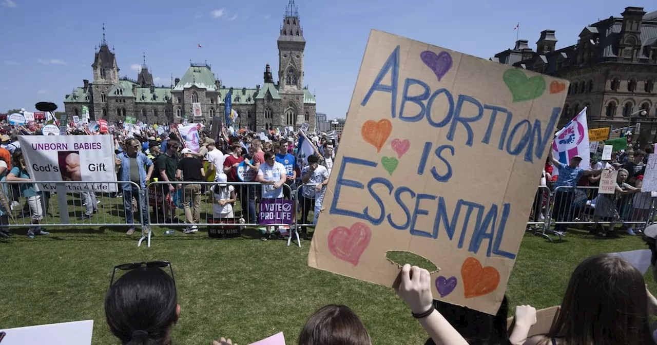 Abortion Protesters Face Off at Canadian Parliament