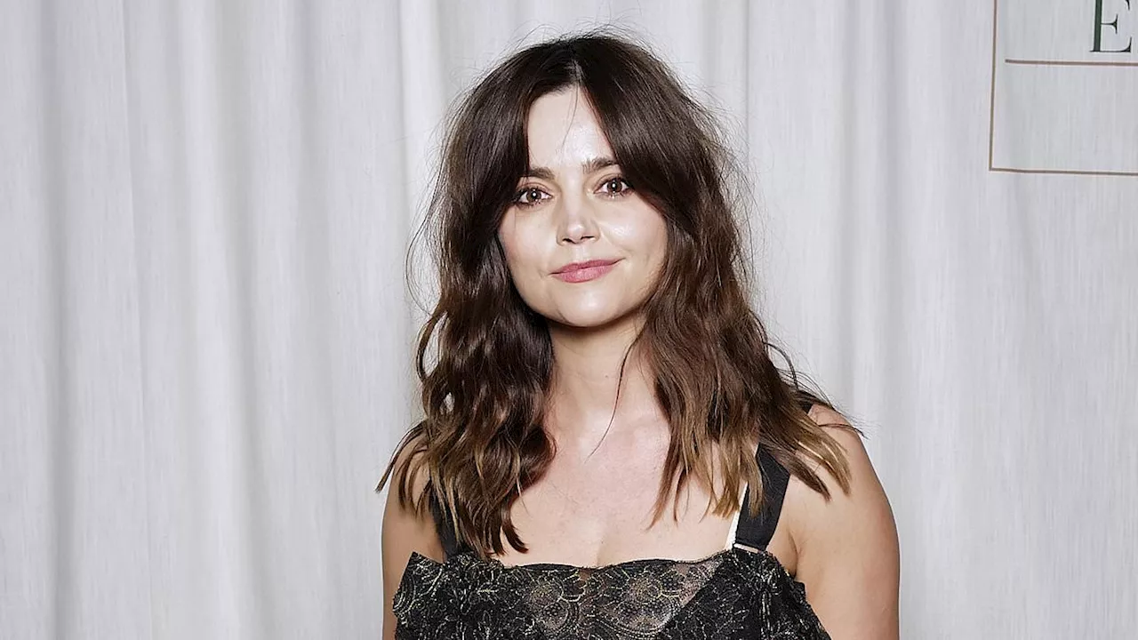 Jenna Coleman Dazzles in Sheer Black Dress at Intimate Barbour Dinner