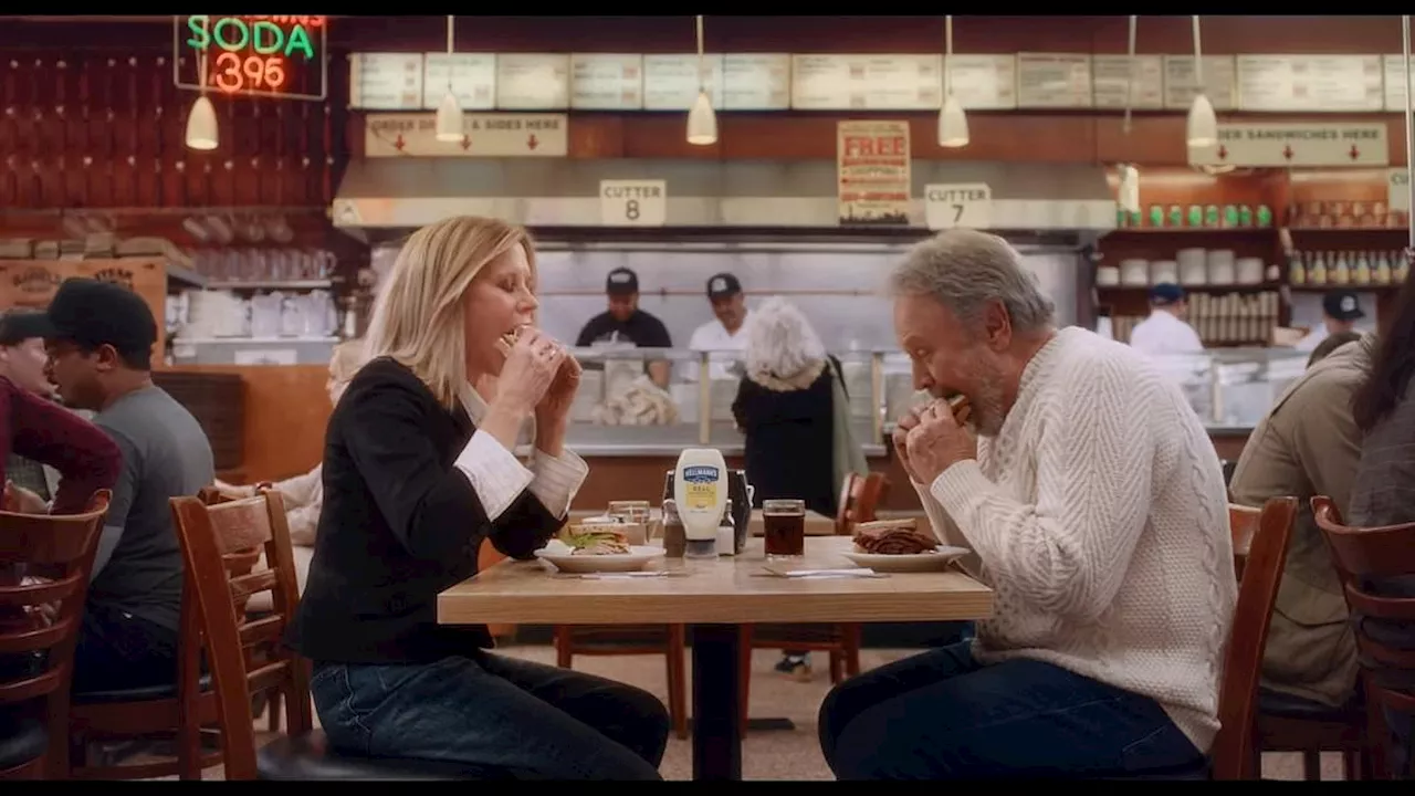 Meg Ryan and Billy Crystal re-create iconic When Harry Met Sally scene for Super Bowl spot with...