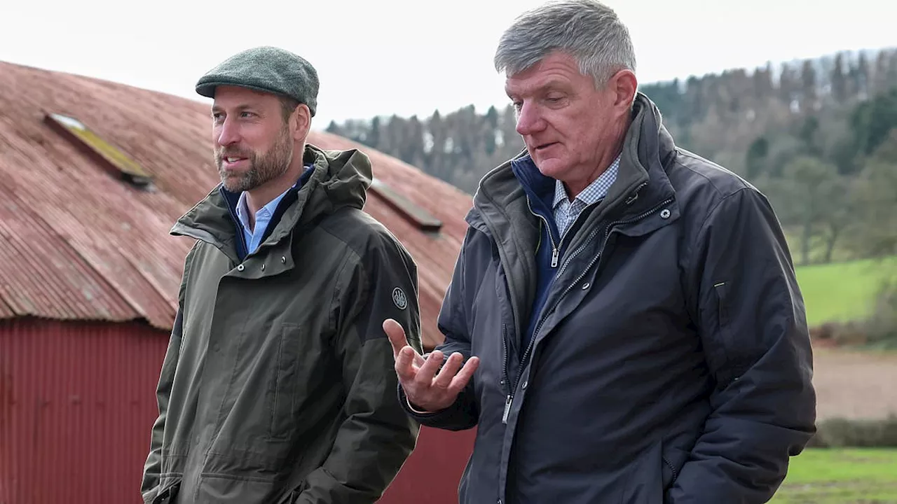 Prince William Visits Hereford Farm on its Journey to Net Zero