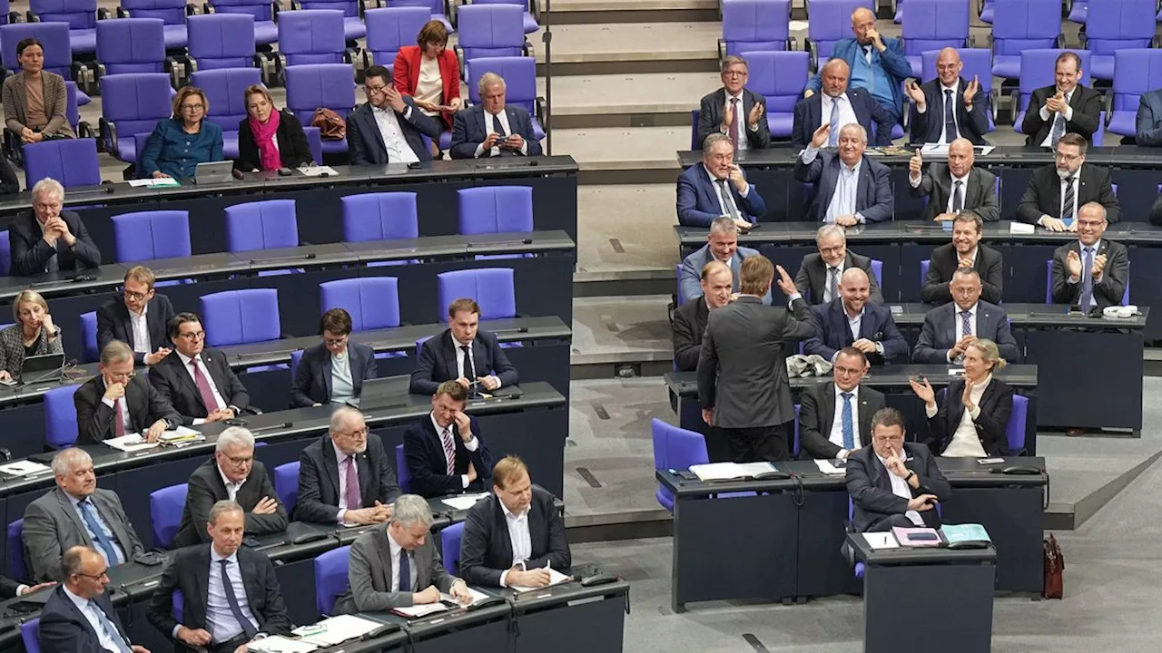 Migrationsdebatte im Bundestag: Migrationsantrag geht mit Stimmen von AfD und FDP durch