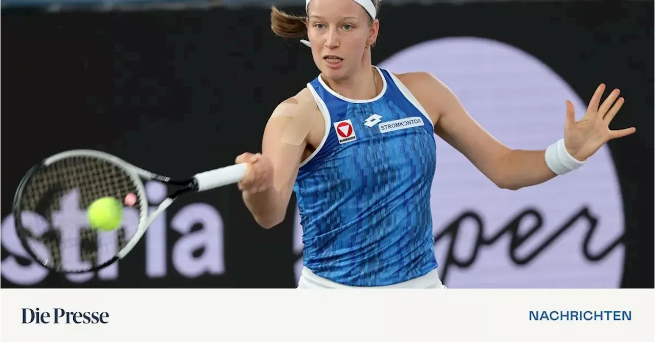 Auch Sinja Kraus kann Linzer „Tennis-Fluch“ nicht beenden