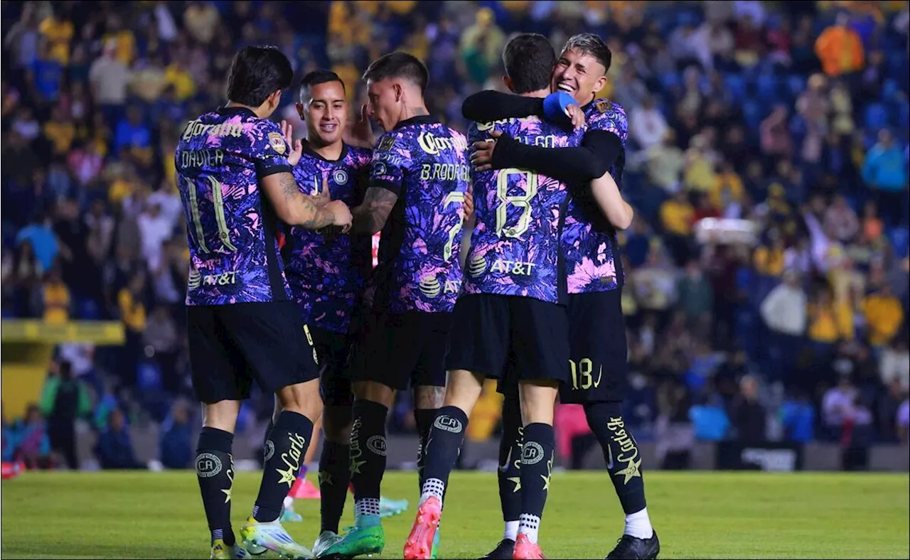 América aplasta al Atlético de San Luis y se mantiene como líder de la Liga MX