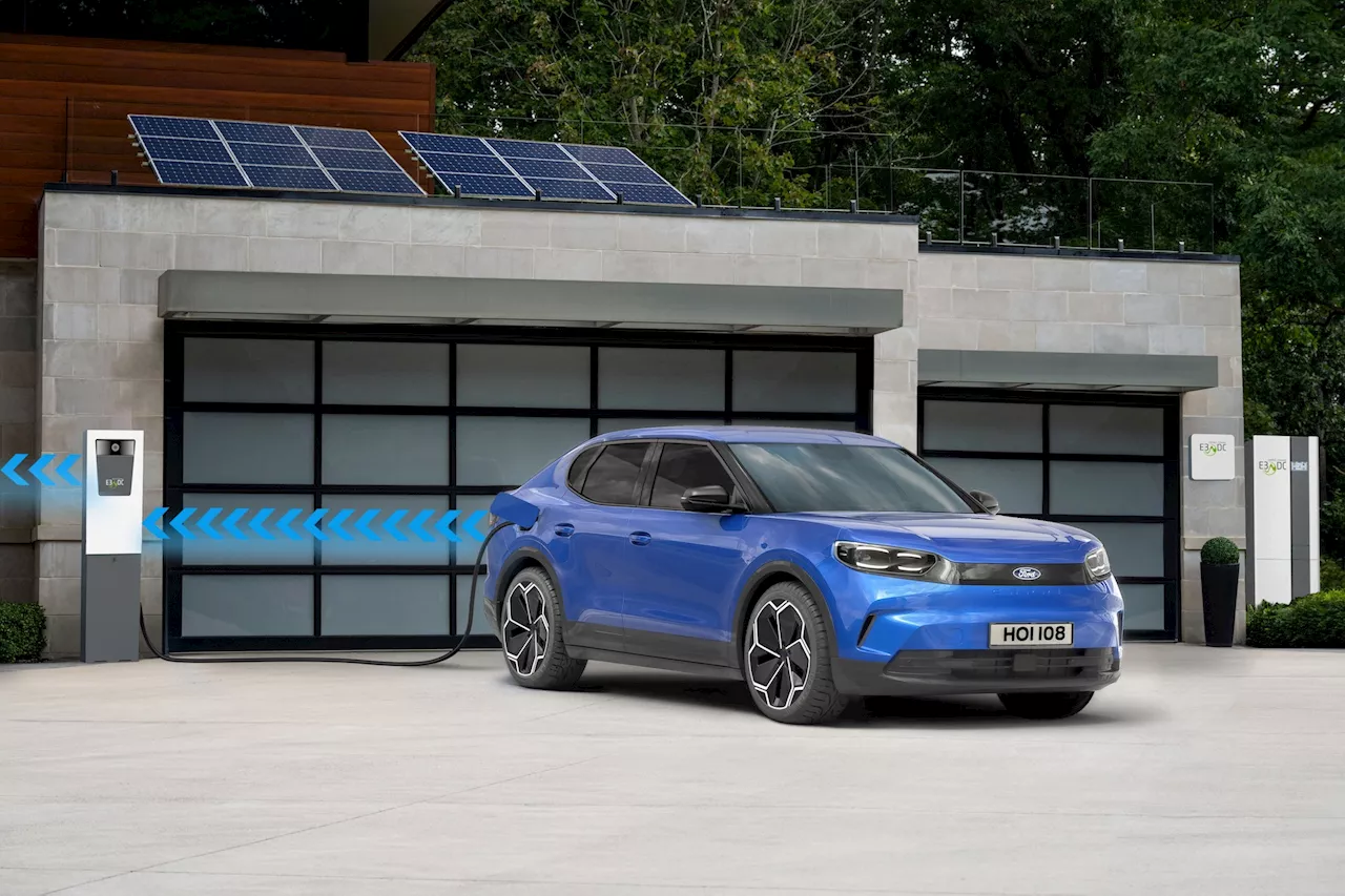 Ford Capri und Ford Explorer werden zu Stromspeichern für Solaranlagen