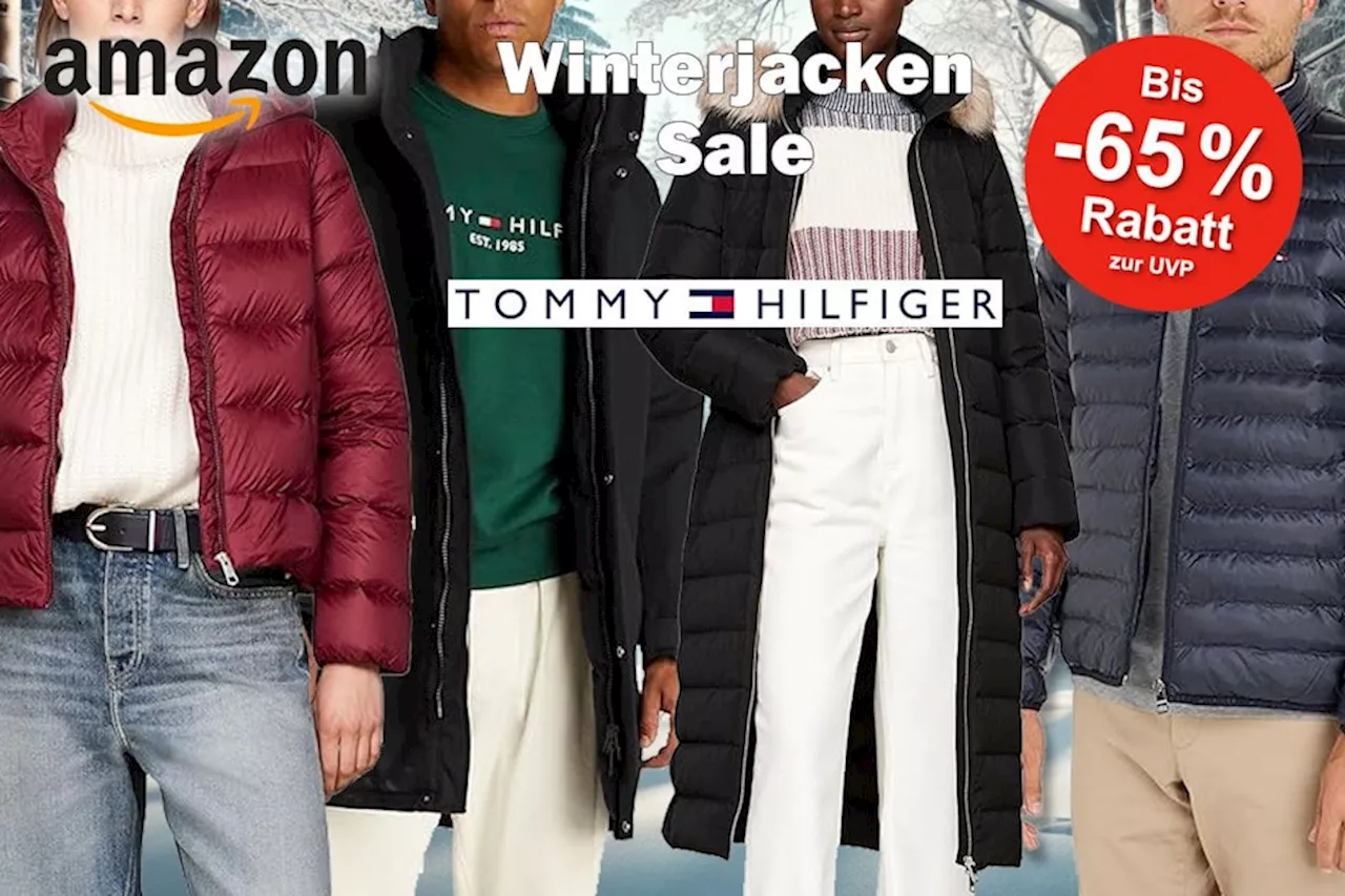 Tommy Hilfiger Winterjacken im Amazon Winterschlussverkauf bis zu 65% reduziert!