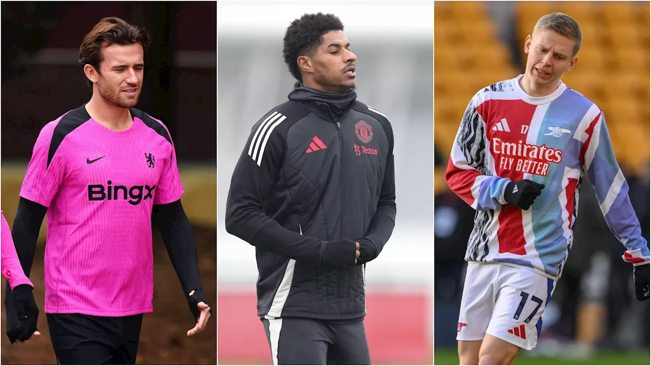 Rashford tops ten Premier League outcasts who have seven days to escape