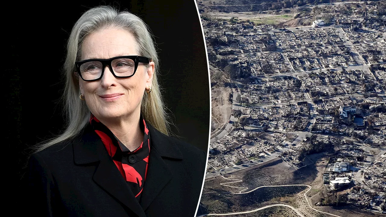 Meryl Streep cut a 'car-size hole' in her neighbor's fence to escape Palisades Fire