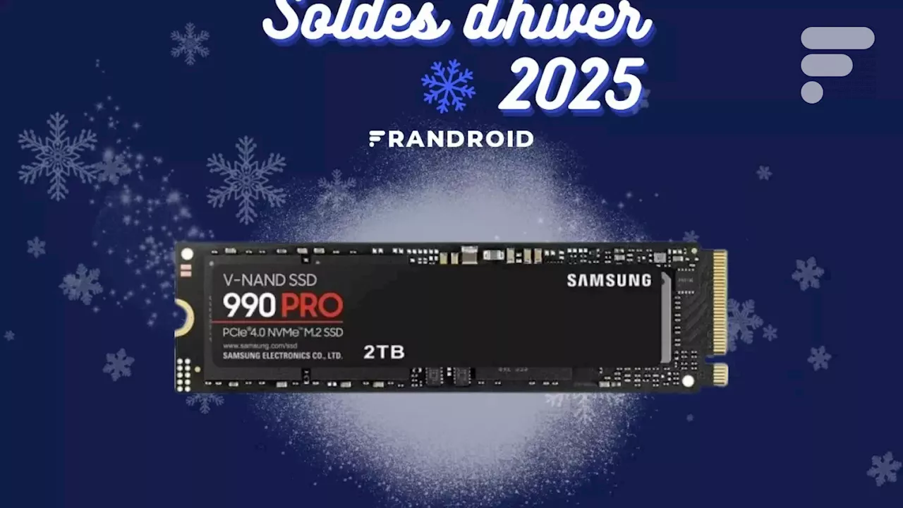 Le modèle 2 To de l’excellent SSD Samsung 990 Pro coûte 100 € de moins grâce aux soldes