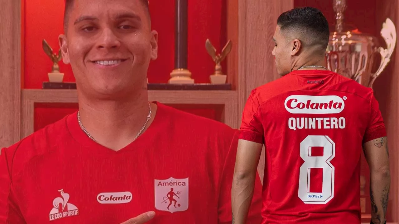 América de Cali presenta camiseta especial conmemorativa de Juan Fernando Quintero