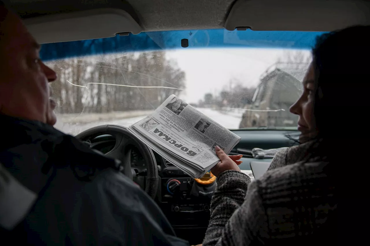 Delivering Hope: Ukrainian Couple Runs Newspaper in Active War Zone