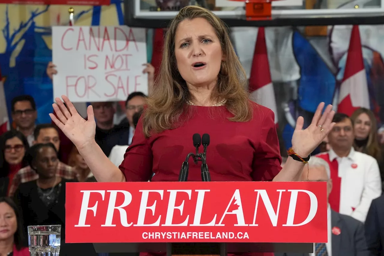 Freeland Vows to Shrink Cabinet and Prime Minister's Office