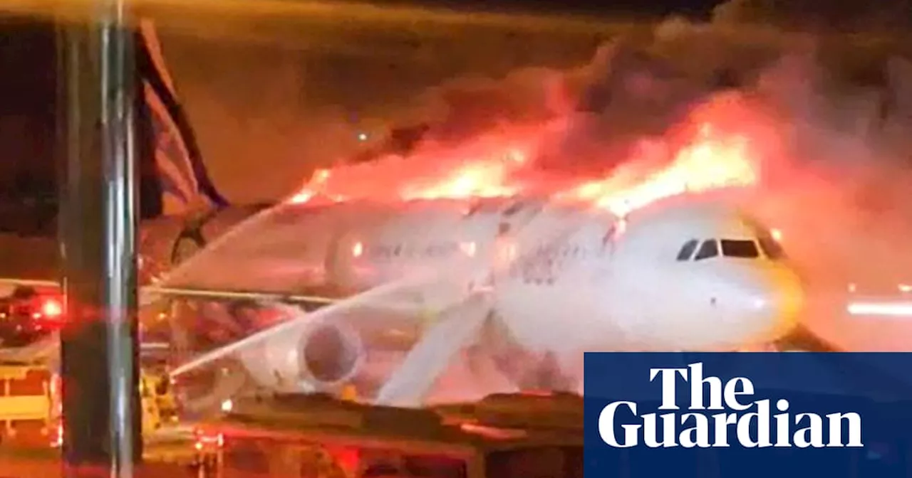 Air Busan Plane Catches Fire on Runway in South Korea