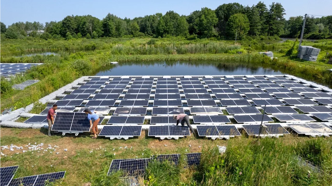 Schwimmende Solaranlagen sorgen für Treibhausgasemissionen