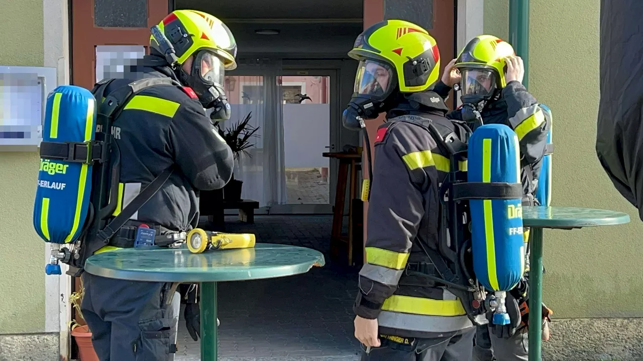  Stechender Gasgeruch – Alarm in Gasthaus in NÖ