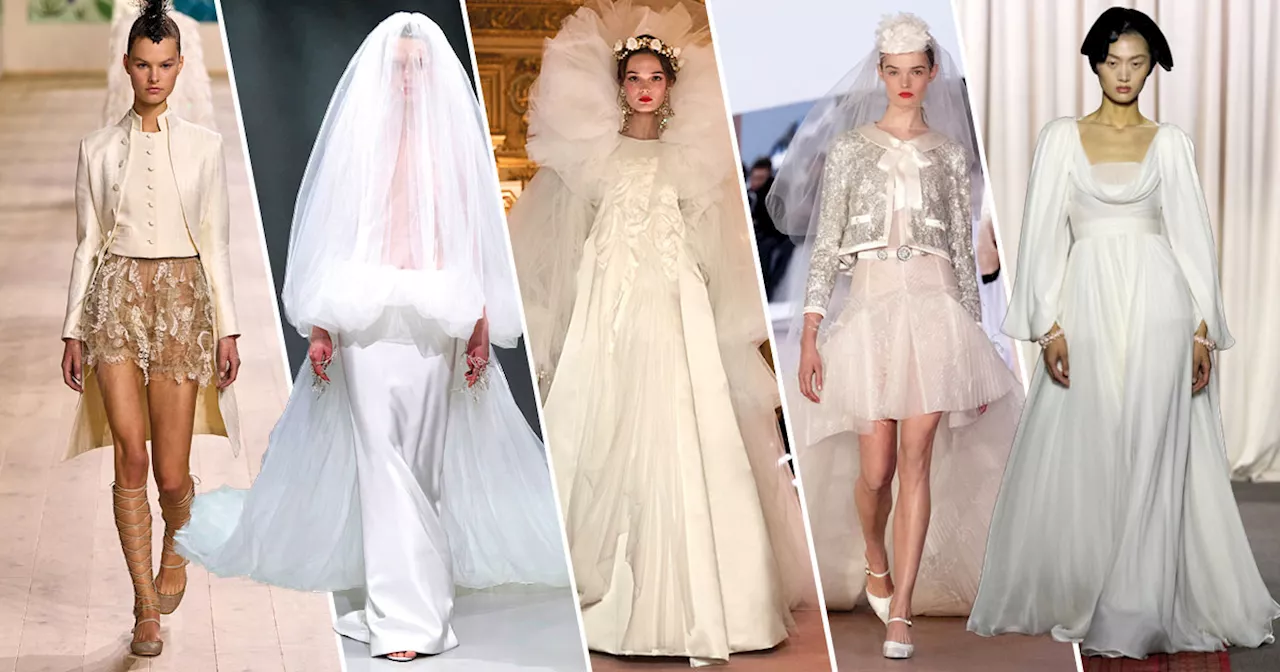 Le tendenze dell'Alta Moda Primavera-Estate 2025: Abiti da sposa