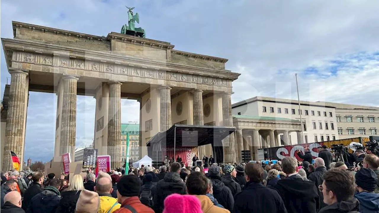 Несколько сотен предпринимателей Германии вышли на протест против экономической политики