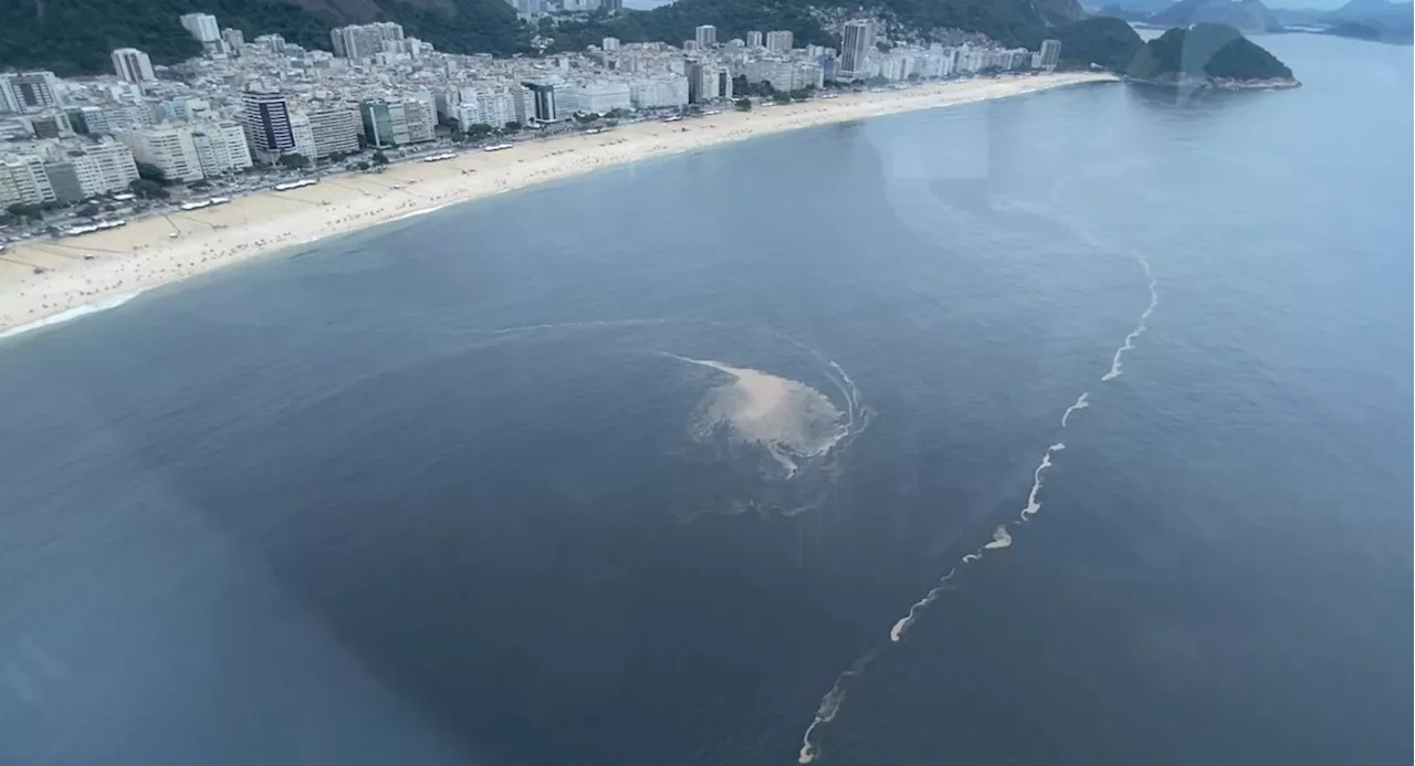 Mancha de óleo na Baía de Guanabara foi causada por navio-sonda, diz Inea